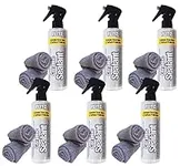 Flitz Ceramic Spray Sealant and Paint Protectant: Shine, Protect and Seal Clear Coat - Plastic, 1 Application Lasts up to 12 Months, Microfiber Cleaning Cloth Included, Made In USA, 8 oz. - 6 Pack