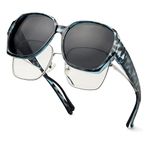 Face Shadow Over Glasses Sunglasses for Women Polarized UV Protection, Fit Over Glasses Sunglasses Lightweight