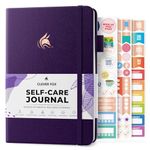 Clever Fox Self-Care Journal – Daily Reflection Notebook – Mental Health & Personal Development Planner, Meditation & Mood Log, A5 (Purple)