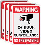 Video Surveillance Sign, No Trespas