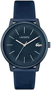 Lacoste 2011172 12.12 Blue Silicone Men's Watch, Blue Dial