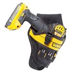 Custom Leathercraft DG5121 DEWALT Heavy-Duty Impact Driver Holster,black,yellow