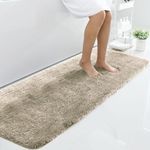 Luxe Home Runner Super Soft Non Slip Vegas Rugs for Bedroom (2x5 Ft, Beige) Pack of 1