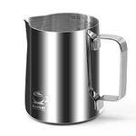 Anaeat 32 oz Milk Frothing Pitcher - Stainless Steel Espresso Steaming Pitcher with Measurement, Perfect for for Coffee Espresso Machines, Cappuccino and Latte Art