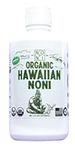 Healing Noni - 1-Pack Plastic Bottle 32oz - 100% Pure Hawaiian Organic Noni Juice - All-Natural Unsweetened Fresh Fruit - Farm Direct - USDA Certified
