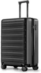 NINETYGO 20-Inch Carry-On Luggage Lightweight, Airline Approved (22 X 14 X 9), Perfect for 3-5 Days Trips, Double Spinner Wheels, 100% Hardshell PC, TSA Lock (Black, Rhine)