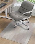 DEXI Office Chair Mat fo Hardwood Floor, Non Slip Scratch Resistant Waterproof Computer Desk Chair Mat, Office Floor Carpet for Rolling Chair, 35"x47", Beige