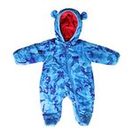 DDY Baby Hooded Romper Snowsuit with Gloves Booties Winter Outfits 0-3 Months