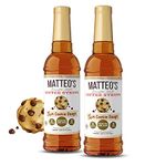 Matteo's Sugar Free Coffee Flavoring Syrup, Cookie Dough, Delicious Coffee Syrup, 0 Calorie, 0 Sugar Coffee Syrups, Keto Friendly, 25.4 Oz, 2Count