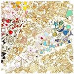 200Pcs Charms for Jewelry Making, A