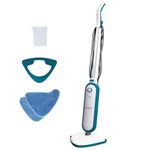 Russell Hobbs RHSM1001-G Steam and Clean Steam Mop White & Aqua - Free 2 year guarantee