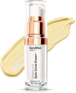 Serovital Beauty Dark Circle Eraser – Brightening & Anti‑Puffiness Under-Eye Treatment with Peptides, Dark Circle Corrector – eye corrector for dark circles - Hormone-Aware, Clinically Tested – 15mL