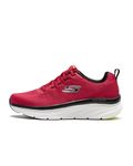 Skechers-D'LUX Walker-Commuter-Men's Casual Shoes-232261-RDBK-RED/BLACK UK7