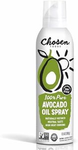Chosen Foods Avocado Oil Spray, 13.5 Oz - All Purpose Cooking Spray made with 100% pure avocados - Non-GMO, Gluten-Free, Keto Friendly - (Pack Of 1)