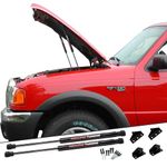 Redline Tuning 21-11020-02 Hood QuickLIFT PLUS System Compatible with Ford Ranger 1993-2011 (All Black Components)