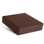 Tromlycs Chair Seat Cushions for Recliners Gel Memory Foam Extra Large Chair Cushions for Seniors 20 x 20 x 5 Inch Brown