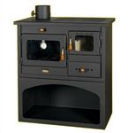 Wood Burning Cooking Stove With Oven,1P34,10 kw