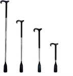 TNBUENO Adjustable Shoe Horn Long Handle for Seniors, Men, Women and Kids, 14-35.5 Inch Telescopic Dressing Aid Stick Shoe Tongue for Boots (Black)