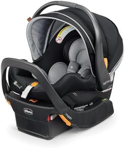 Chicco KeyFit Max Zip ClearTex Infant Car Seat and Base, Rear-Facing Seat for Infants 4-30 lbs., Infant Head and Body Support, Compatible with Chicco Strollers, Baby Travel Gear | Apex/Black