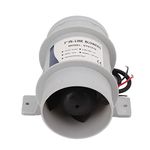 3 Inch Inline Blower, High Air Flow Quiet Operation 12v Inline Blower Fan Marine Bilge Air Blower Inline Blower Compact for Vents