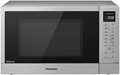 Panasonic NN-ST48KSBPQ Inverter Microwave Oven with Glass Turntable, 32L, 1000W, 25 Auto Programmes, Auto Defrost, 7 Power Levels, Timer, Digital LED Display, Stainless Steel Exterior