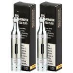 Aspire ET-S Tank [Silver] - Aspire ET-S Atomiser Clearomizer Clearomiser for Aspire BVC Coils, 510 2ml No Nicotine (2 Pack)