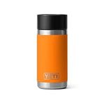 YETI Rambler 12 oz Bottle, Stainless Steel, Vacuum Insulated, with Hot Shot Cap, King Crab