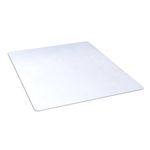 Dimex 46"x 60" Clear Rectangle Office Chair Mat for Hard Floors (1532630)