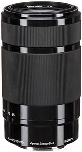 Sony E 55-210mm F4.5-6.3 Lens for Sony E-Mount Cameras (Black)