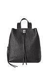Rebecca Minkoff Women's Darren Md Backpack, Black, One_size