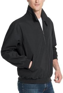 Weatherproof Men's Golf Jacket - Lightweight Windbreaker, Water-Resistant Microfiber Shell, Perfect for Golf & Casual Wear, Black Small, Zip-Up Jacket, Golf Outerwear