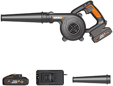 WORX 20V Cordless Workshop Blower with POWERSHARE 2Ah Battery and Charger - WX094