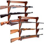 RattanView 2 Pcs Gun Racks Wood Dis