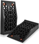 MEROBLE Car Ramps for Low Profile Cars, Portable Vehicle Ramps for Garage, Tire Ramp for Jack Support and Lift Low Chassis Cars, 2 PCS