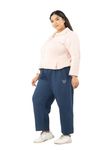 CUPID Plus Size Regular Fit Winter Wear Fleece Track Pants, Lower, Sports Trouser, Warm N Cozy Joggers For Night Wear N Gym Wear For Women, Blue, 3XL