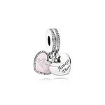 New Authentic PANDORA 791950CZ Best friends~ Friendship Charm~S925 ale