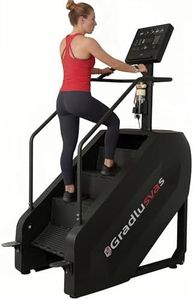 Stair Stepper Machine for Home Gym, 610LBS Commercial Stair Climber with LED Screen & Button Controls 15 Resistance Levels 24-164 Steps/Min, Heart Rate Monitor, 9 Programs, Wireless Charging