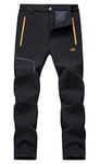 MAGCOMSEN Military Pants for Men Army Pants Fleece Lined Pants Waterproof Pants Hiking Pants Warm Pants Snow Pants Winter Pants Men Skiing Pants Ski Pants