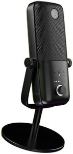 Elgato Wave:3 - Professionelles USB-Kondensatormikrofon für Streaming, Podcasts, Gaming und Homeoffice, gratis Mixing-Software, Soundeffekt-Plugins, Anti-Verzerrung, Plug & Play, für Mac - PC