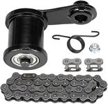 GREHUA Mini Bike Chain Tensioner & 420 Chain 42 Links Compatible with Coleman CT200U CT200U-EX BT200X Hensim Baja Heat Warrior MB165 TrailMaster MB200 Minibike Predator 212cc 196cc 6.5Hp Engine Parts