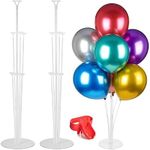 2 Sets Balloon Stand Kit, Clear Bal