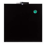 U Brands Square Frameless Magnetic Chalk Board, 14 x 14 Inches, Black