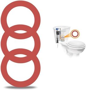 Flush Valve Seal for Mansfield, Upgraded Silicone Material 160 Toilet Parts Replacement for Mansfield models 210 and 211 Flush Valves, Toilet Gasket Equivalent to 630-0030, 3PCS