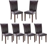 COLAMY Upholstered Parsons Dining C