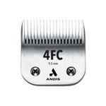 Andis 72615 Ultra Edge Detachable Dog Clipper Blade – Carbon-Infused Steel, Long-Lasting Sharp Edges with Deep Teeth, Removes Hair 3/8-Inch (9.5 mm) - Fits AG, AGC, BDC Models - Size-4 FC, Chrome