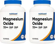 Nutricost Magnesium Oxide 750mg, 24