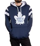 Calhoun NHL Surf & Skate Mens Varsity Retro Style Pullover Hoodie – The Coastal Collection (Large, Toronto Maple Leafs)