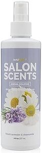 Bark2Basics Salon Scents Pet Grooming Cologne - 8 oz, Natural Professional Perfume for Dogs and Cats, Long Lasting, Deodorizing, Made in The USA (Lavender Chamomile)