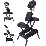 AHCS Portable Hjiama Chair Folding Massage Spa Tattoo Chair Adjustable Face Cradle Chair Table de Massage Chair