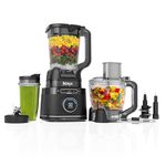 Ninja | All-in-One Blender & Food Processor | Best for Smoothies, Cookie Dough, Salsas, Cole Slaw & More | BlendSense Intelligence for Perfectly Smooth Results | 1800 Watt | Black | TB401